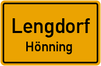 Straßen in Lengdorf Hönning