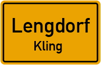 Straßen in Lengdorf Kling