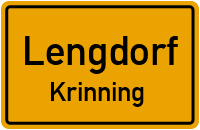 Straßenverzeichnis Lengdorf Krinning