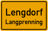 Straßenverzeichnis Lengdorf Langprenning