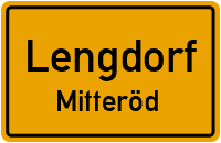 Straßenverzeichnis Lengdorf Mitteröd