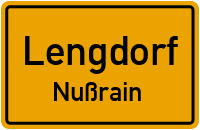 Straßenverzeichnis Lengdorf Nußrain