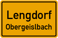Straßenverzeichnis Lengdorf Obergeislbach