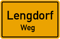 Straßen in Lengdorf Weg