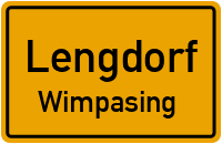 Straßen in Lengdorf Wimpasing