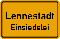 Straßenverzeichnis Lennestadt Einsiedelei