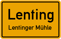 Hepberger Weg in LentingLentinger Mühle