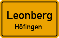 Ditzinger Straße in 71229 Leonberg (Höfingen)