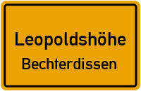Straßenverzeichnis Leopoldshöhe Bechterdissen