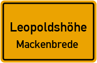 Evenhauser-Kreisel in LeopoldshöheMackenbrede