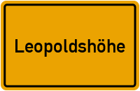 Leopoldshöhe in Nordrhein-Westfalen