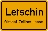 Gieshofer Hauptstraße in LetschinGieshof-Zelliner Loose