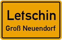 Kirchstraße in LetschinGroß Neuendorf