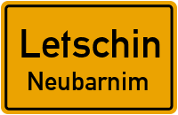 Neubarnimer Dorfstraße in LetschinNeubarnim