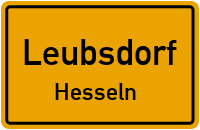 Dorfstraße in LeubsdorfHesseln
