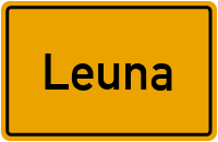 City Sign Leuna