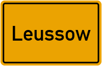 Bergstraße in Leussow