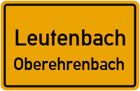 Straßen in Leutenbach Oberehrenbach