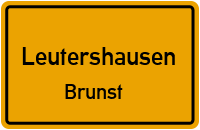 Kirchbergstraße in LeutershausenBrunst