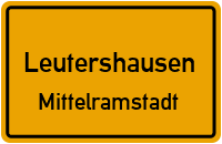 Straßenverzeichnis Leutershausen Mittelramstadt