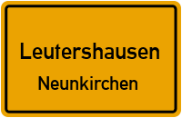 Bergstraße in LeutershausenNeunkirchen