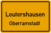Straßenverzeichnis Leutershausen Oberramstadt