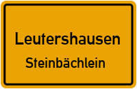 Steinbächlein in LeutershausenSteinbächlein