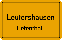 Straßenverzeichnis Leutershausen Tiefenthal