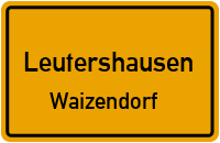 Straßenverzeichnis Leutershausen Waizendorf