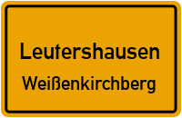 Straßenverzeichnis Leutershausen Weißenkirchberg