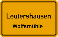 Wolfsmühle in LeutershausenWolfsmühle