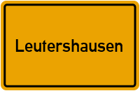 Leutershausen in Bayern