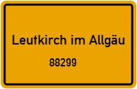 88299 Leutkirch im Allgäu