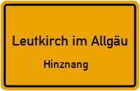 Frauenzeller Straße in 88299 Leutkirch im Allgäu (Hinznang)