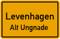 Kurze Straße in LevenhagenAlt Ungnade