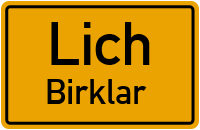 Mittelstraße in LichBirklar