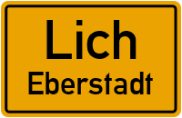 Straßenverzeichnis Lich Eberstadt
