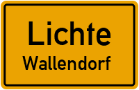 Kirchweg in LichteWallendorf