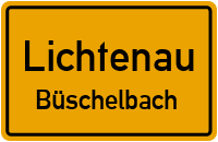 Straßen in Lichtenau Büschelbach