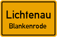Grünhüttenweg in LichtenauBlankenrode