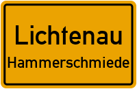 Straßen in Lichtenau Hammerschmiede