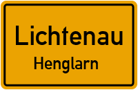 Dammstraße in LichtenauHenglarn
