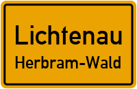 Ulmenweg in LichtenauHerbram-Wald