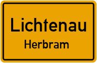 Stadtweg in LichtenauHerbram