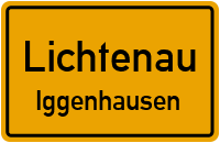 Hohlweg in LichtenauIggenhausen