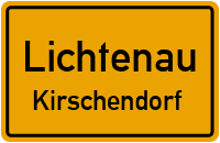 Straßen in Lichtenau Kirschendorf