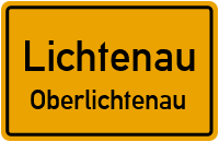 Bahnhofstraße in LichtenauOberlichtenau