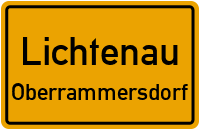 Straßen in Lichtenau Oberrammersdorf