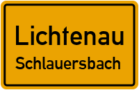 Schlauersbach in LichtenauSchlauersbach