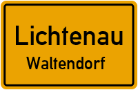 Straßen in Lichtenau Waltendorf